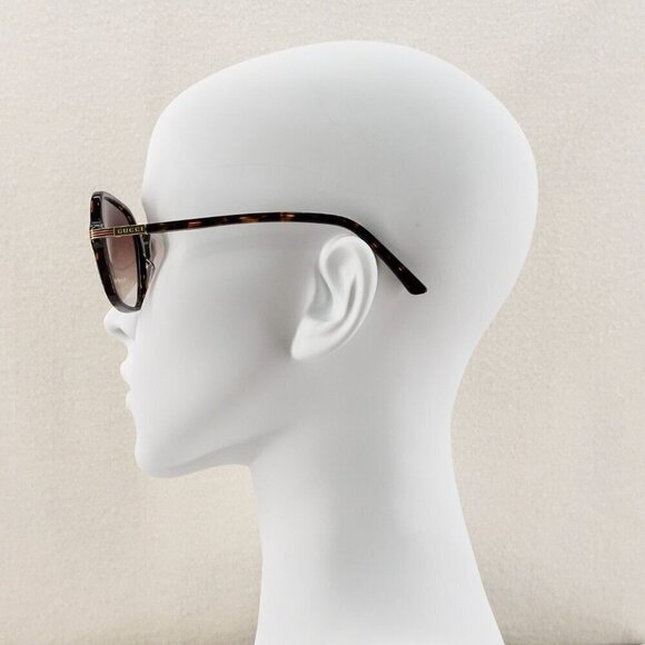 Gucci GG1448 Square Sunglasses Tortoise Brown OS - Picture 11 of 15